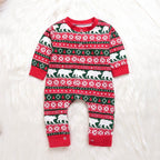 Christmas Baby Romper – Plaid & Holiday Print Infant Jumpsuit | Santa Baby, Bear Xmas & Fair Isle Outfits