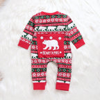 Christmas Baby Romper – Plaid & Holiday Print Infant Jumpsuit | Santa Baby, Bear Xmas & Fair Isle Outfits