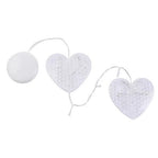 Heart-shaped LED string lights 