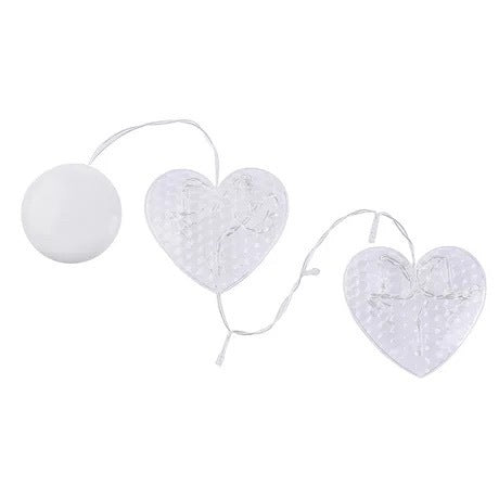 Heart-shaped LED string lights 
