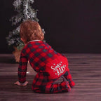 Christmas Baby Romper – Plaid & Holiday Print Infant Jumpsuit | Santa Baby, Bear Xmas & Fair Isle Outfits