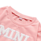 Mommy & Me Matching Sweatshirts – Mama & Mini Pullover Tops in Pink