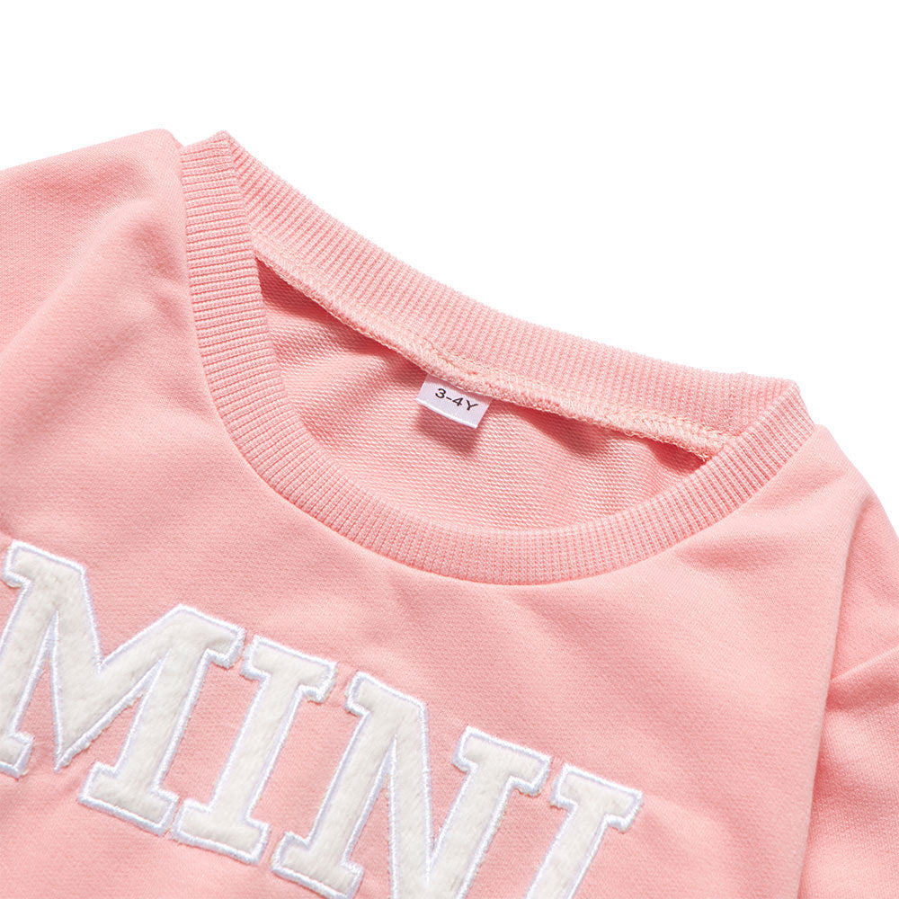 Mommy & Me Matching Sweatshirts – Mama & Mini Pullover Tops in Pink