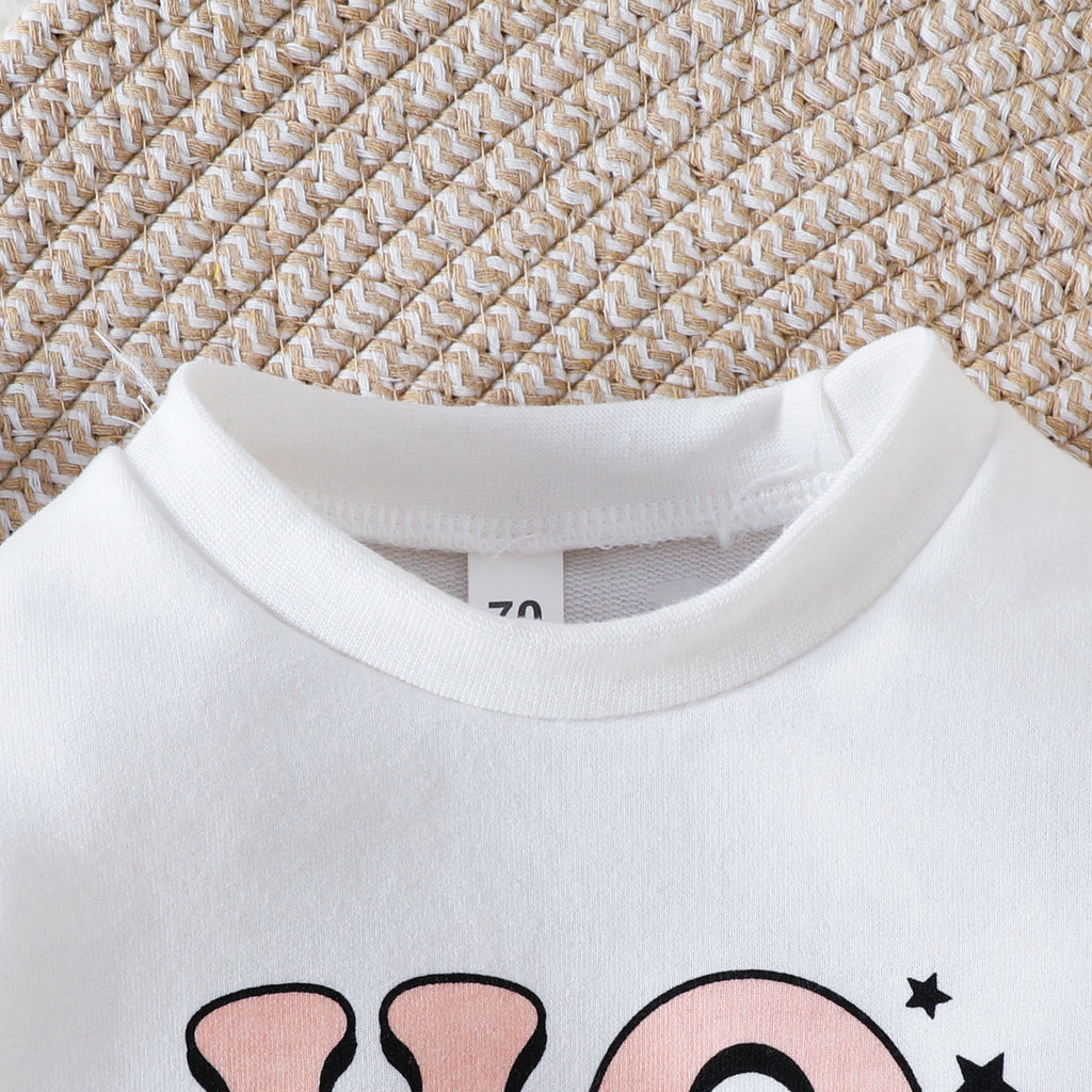 Christmas Baby Romper – Holiday Infant Outfit, Santa Baby Bodysuit, HO HO HO Long Sleeve Onesie