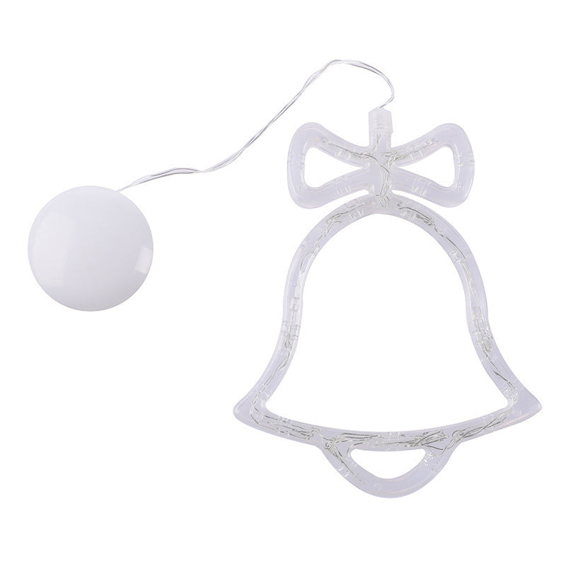 White bell-shaped Christmas ornament  