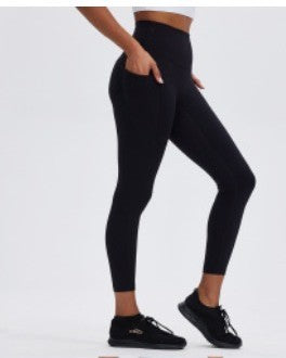 Blue Lululemon Leggings with side pocket