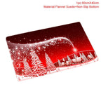 Decorative mat with Christmas tree design
