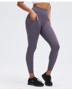Grey Lululemon Leggings with side pocket