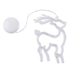 String lights with clear animal-shaped holders 