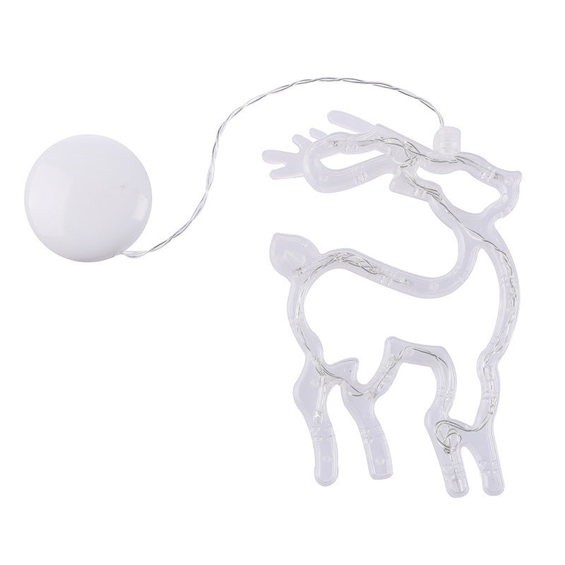 String lights with clear animal-shaped holders 