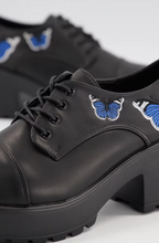 NEW Koi Footwear Black Butterfly Lace-Up Shoes –  Size 5