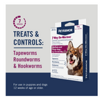 PetArmor 7 Way De-Wormer for Dogs – 2 Chewable Tablets (25.1–200 lbs)
