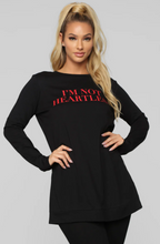 Fashion Nova “I’m Not Heartless / Just Using My Heart Less” Tunic – Size M – NWT