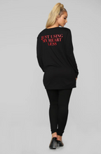 Fashion Nova “I’m Not Heartless / Just Using My Heart Less” Tunic – Size M – NWT