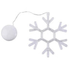 Snowflake-shaped light bulb 