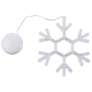 Snowflake-shaped light bulb 