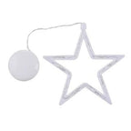 Decorative star-shaped ornament with a string  