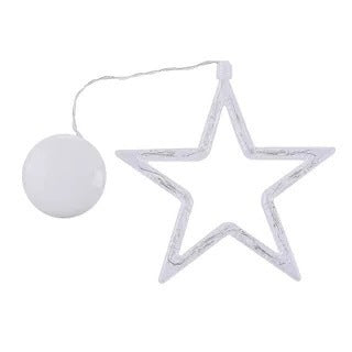 Decorative star-shaped ornament with a string  