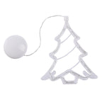 White Christmas tree-shaped light 