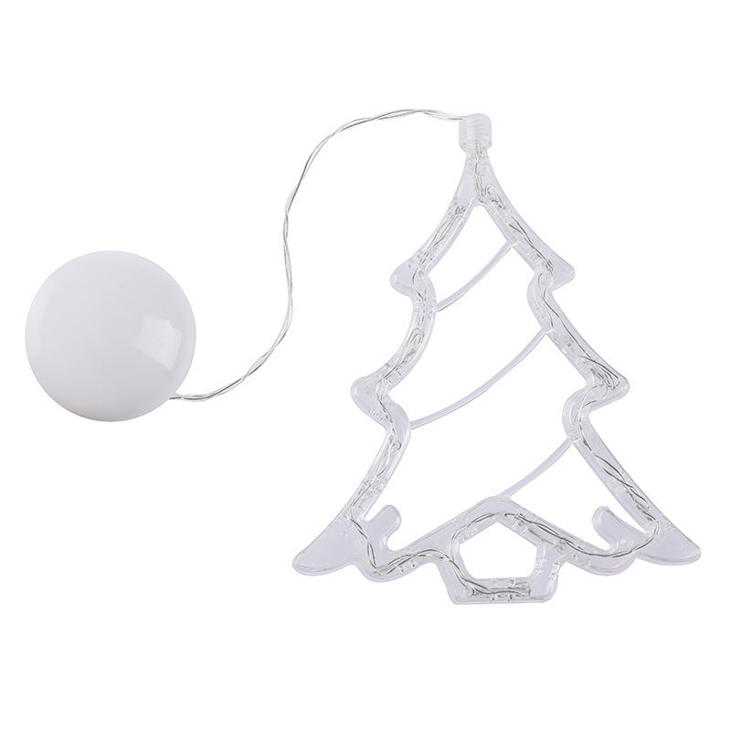 White Christmas tree-shaped light 