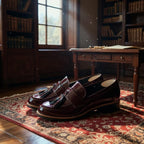 Dream Pairs Burgundy Tassel Loafers – Patent Leather – Size 6.5 (New)