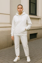 Men’s White Coofandy Pullover Hoodie – XXL New Arrival
