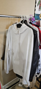 Men’s White Coofandy Pullover Hoodie – XXL New Arrival