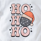 Christmas Baby Romper – Holiday Infant Outfit, Santa Baby Bodysuit, HO HO HO Long Sleeve Onesie